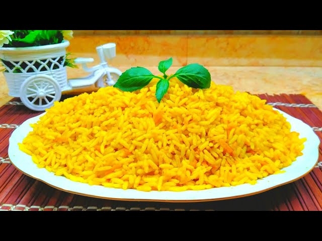 طبق أرز بسمتي